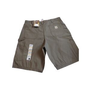 Carhartt Men's Size 38 Loose Original Fit Cargo Carpenter Canvas Work Shorts 10"